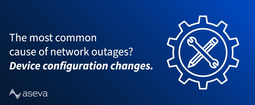 The most common cause of network outages? Device configuration changes.